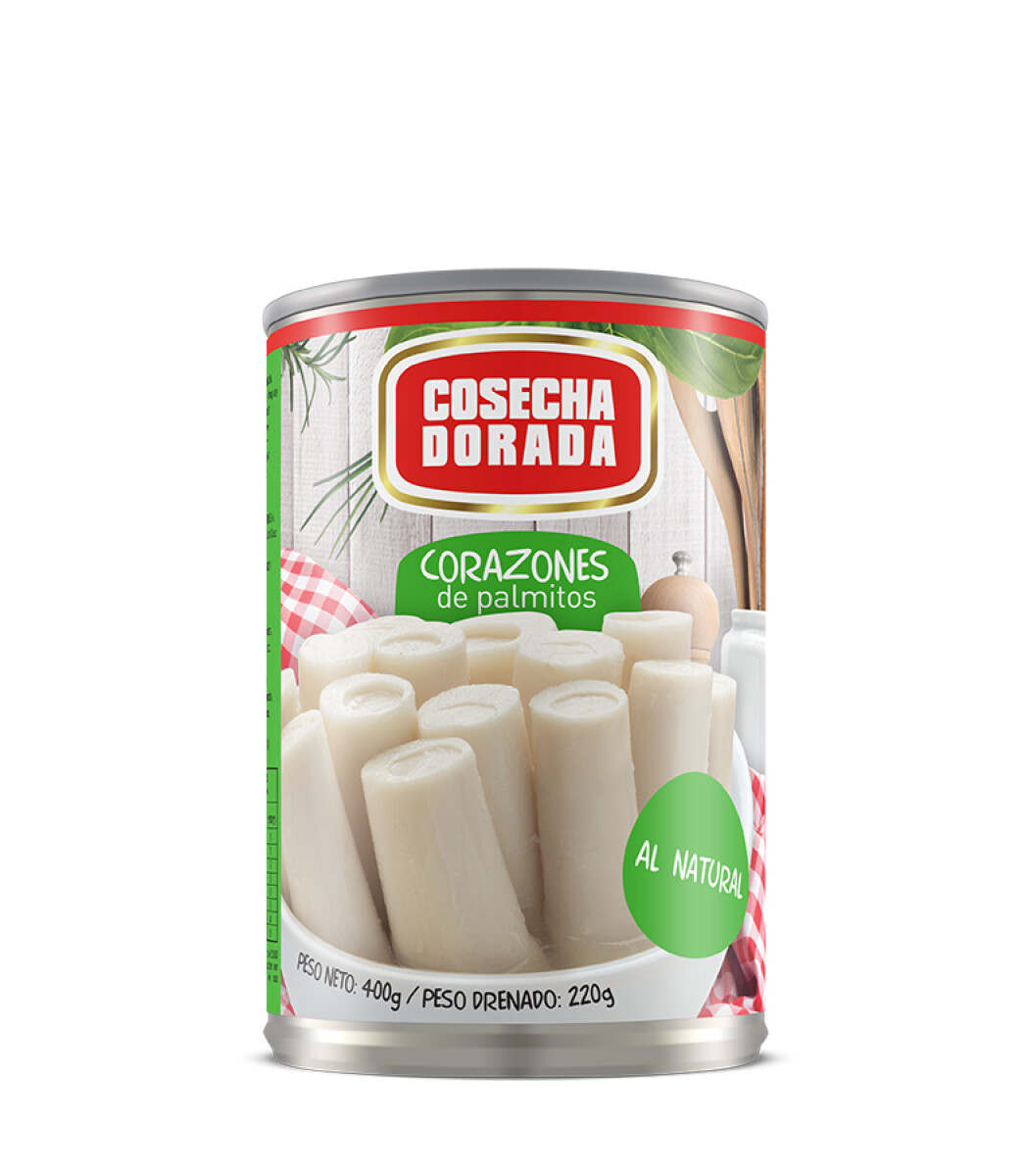 Palmito Entero Cosecha Dorada 400g 