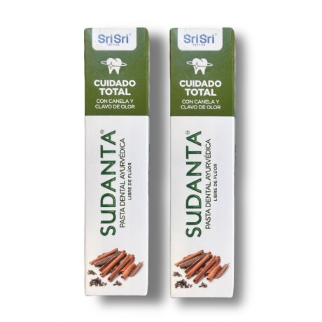 SRI SRI SUDANTA PASTA DENTAL CON CANELA Y CLAVO DE OLOR 100g x 2 UNIDADES SRI SRI SUDANTA PASTA DENTAL CON CANELA Y CLAVO DE OLOR 100g x 2 UNIDADES