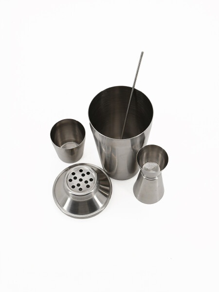 UTENSILIOS PARA TRAGOS SET X 3 PLATEADO