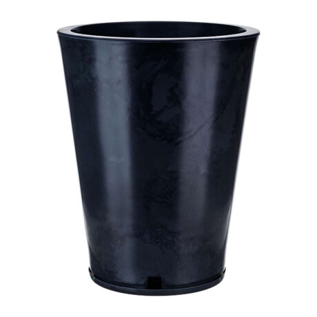 MACETA GENEBRA MARMORATO NEGRA 38X57CM