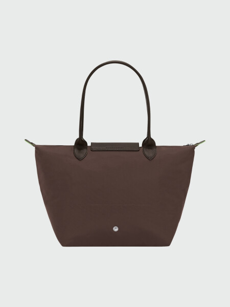 Le Pliage Green M Tote Bag Negro Estampado