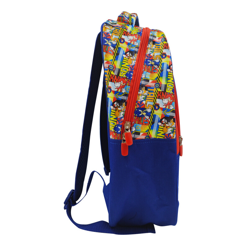 Mochila Infantil Sonic Azul - Rojo