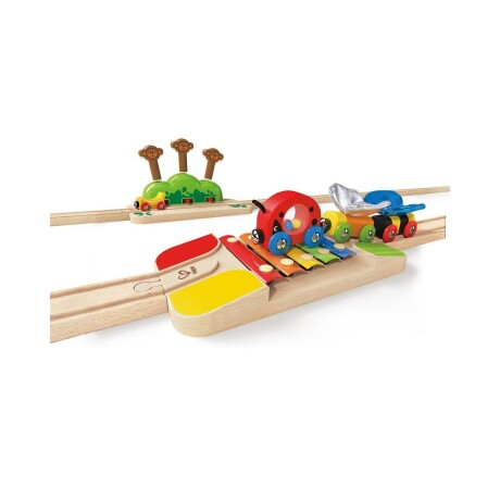 Juego de Tren de Madera Hape diseño de Catarina y Amigos Juego de Tren de Madera Hape diseño de Catarina y Amigos