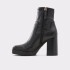 SERAPHICA DARK BROWN LEATHER BLACK