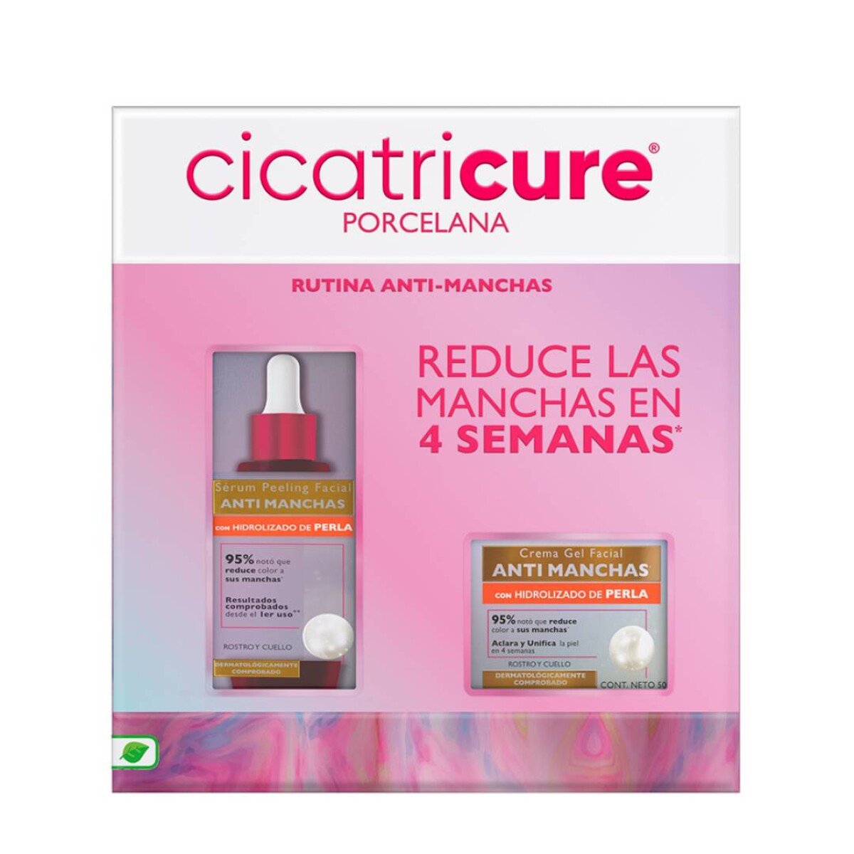 Crema Gel Cicatricure Porcelana 50Gr + Serum Cicatricure Peeling 30Ml - Pack 