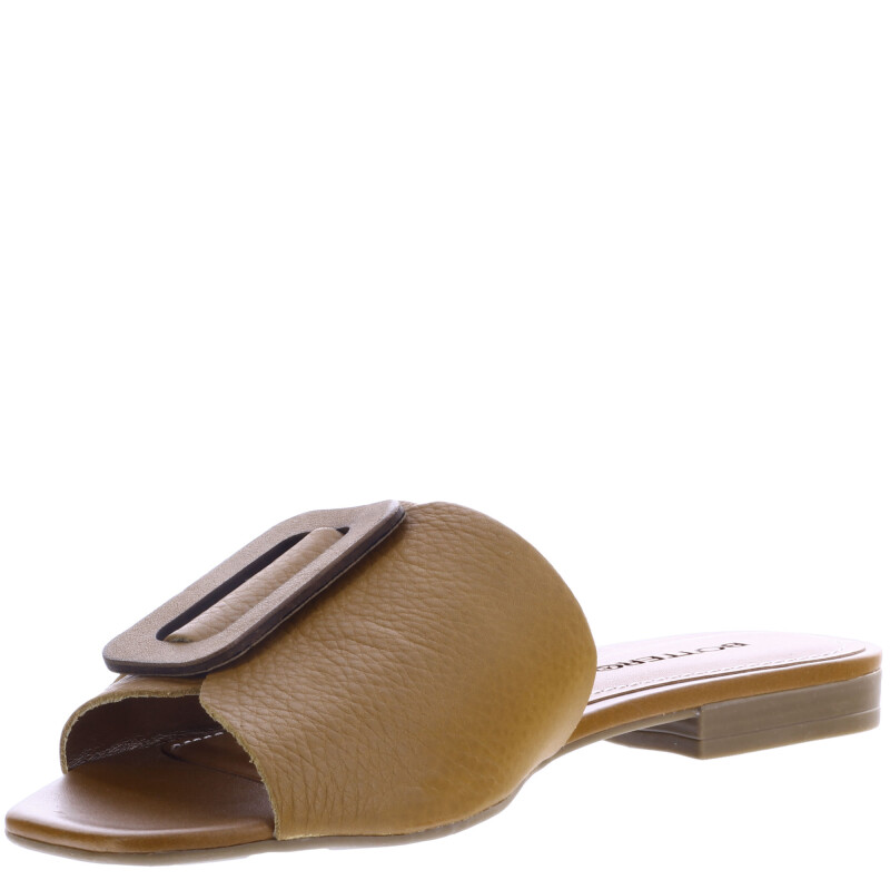 Zuecos de Mujer Bottero c/hebilla Marrón Canela