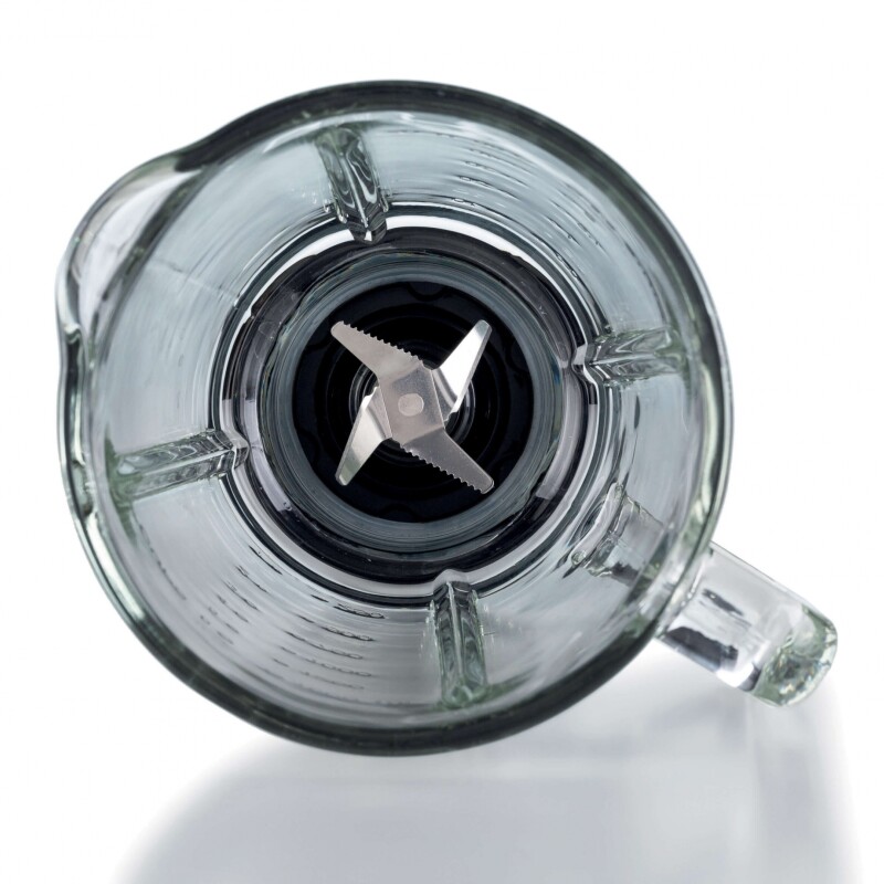 Licuadora moderna con vaso de vidrio rojo Ariete Licuadora moderna con vaso de vidrio rojo Ariete