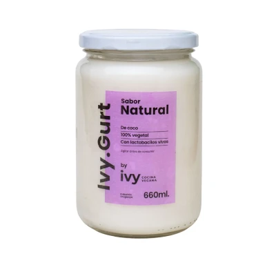 Yogurt Natural Vegano Ivy 600ml Yogurt Ivy Natural 660ml