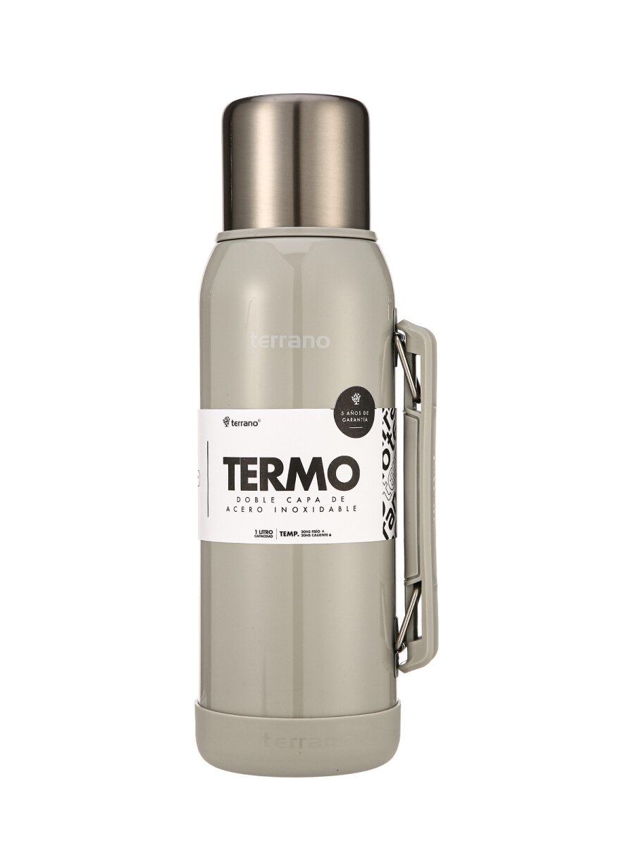 Termo Premium 1lt. Con base de Silicona - Oliva Metalizado 