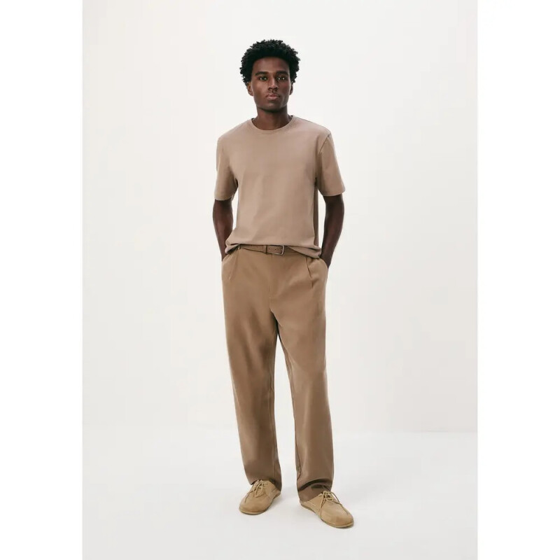 CAMISETA MM MASC MARROM MEDIO