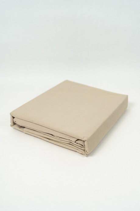 Sábanas 1 Plaza 144 Hilos Liso Taupe / Mink / Vison