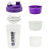 Botella Vaso Mezcladora Agitador Spider Fitness Ejercicio Variante Color Violeta