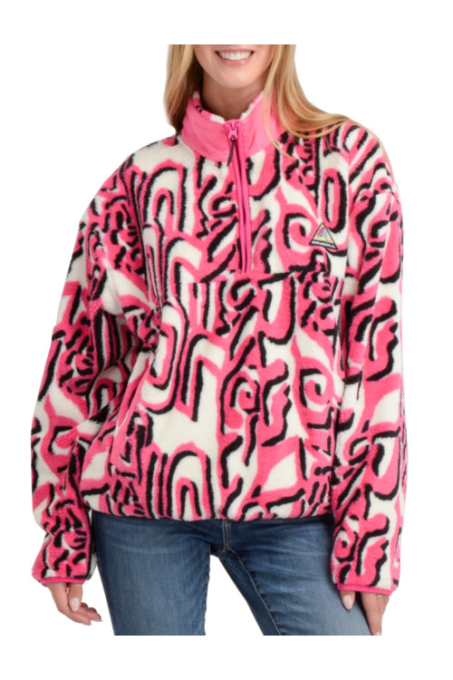 Campera O'Neill California Neo-Vintage Rosa/Blanco