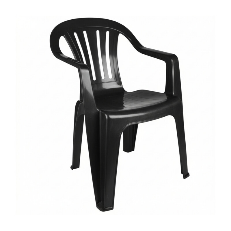 Silla Bela Vista con apoya brazos NEGRO