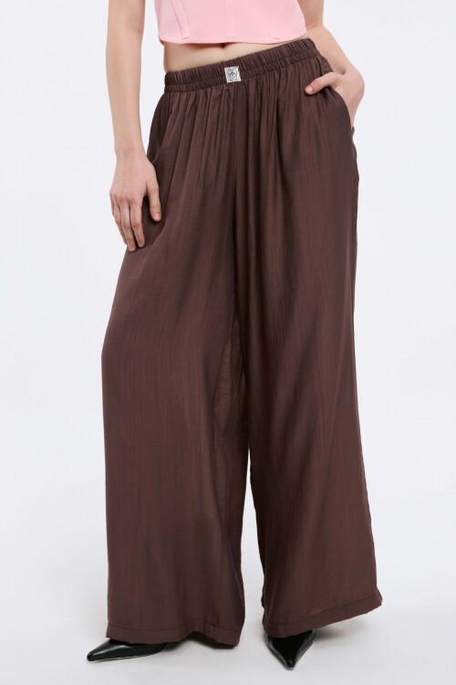 Pantalón Bow Marron