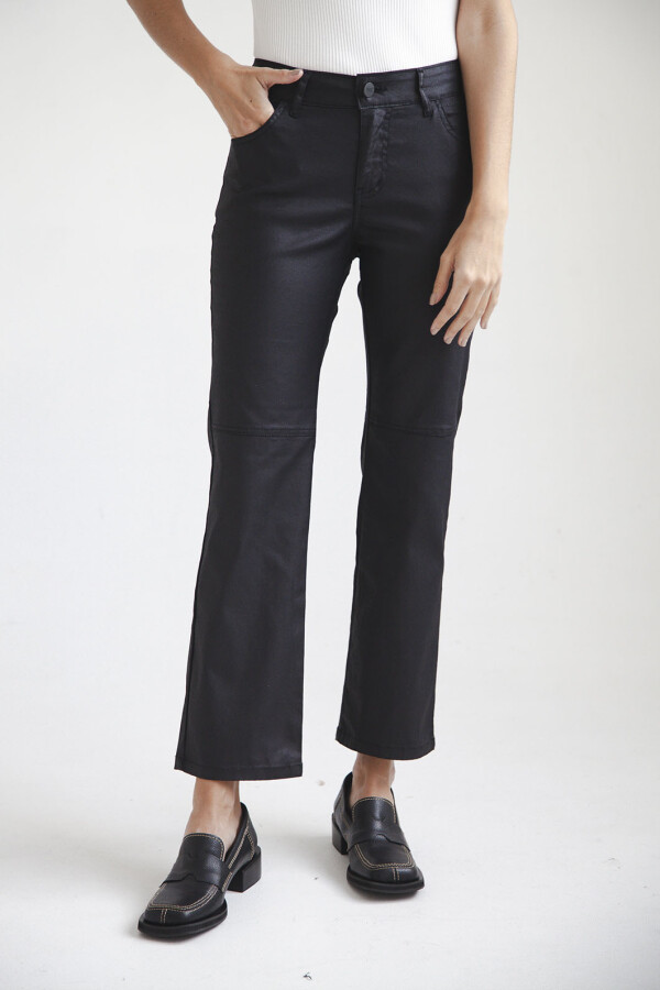 JEAN RUBBER NEGRO