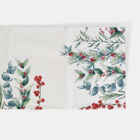 CAMINERO BLANCO DIS NAV P/MESA 33X180CM Unica