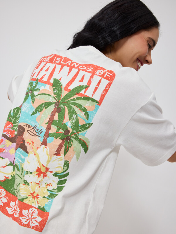 T-SHIRT NESSA RUSTY Blanco