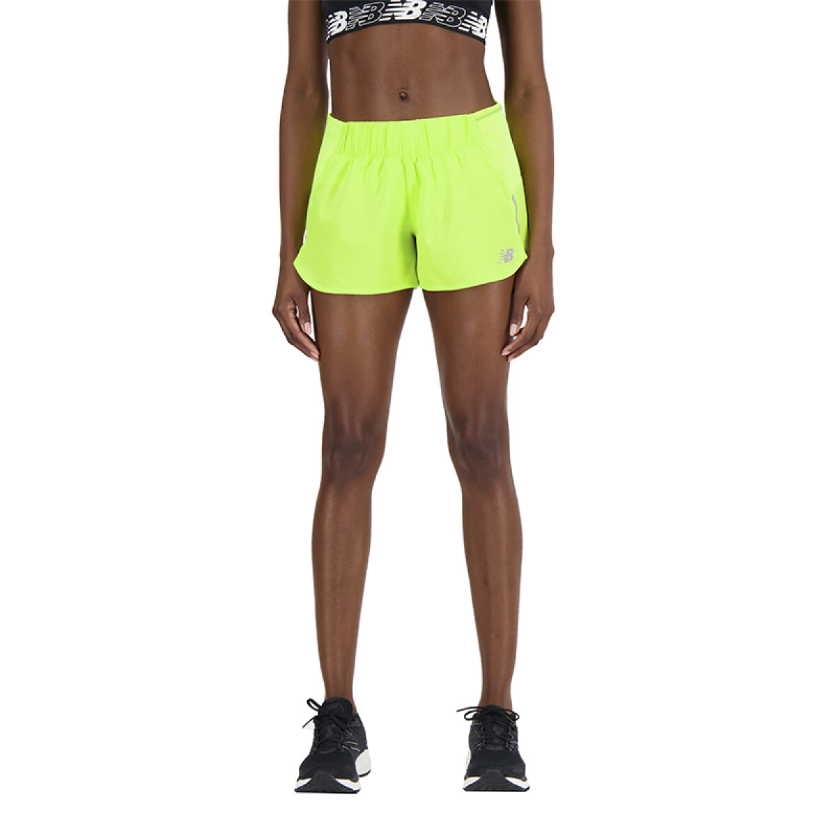 Short New Balance Impact Run 3in - Verde 