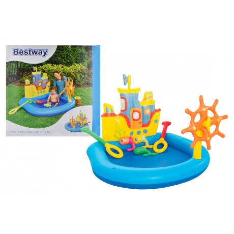 Piscina inflable interactiva Barco de pesca BESTWAY Piscina inflable interactiva Barco de pesca BESTWAY