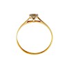 Anillo Solitario-Oro bajo-Piedra Zirconia-AN8086 conpiedra