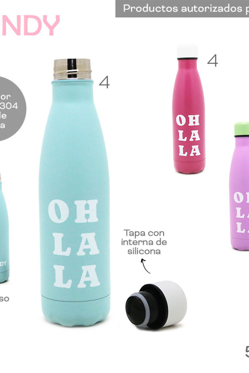 Botella de acero 500ML Lila
