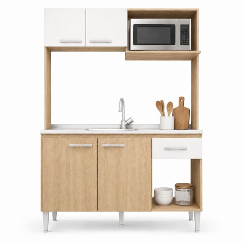 Cocina Compacta 122 x 52 x 187cm Cocina Compacta 122 x 52 x 187cm