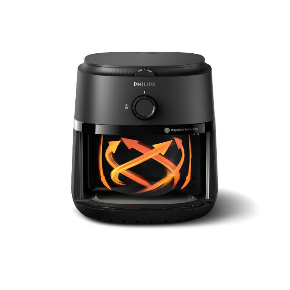 FREIDORA SIN ACEITE PHILIPS 4-2-LITROS NEGRO NA120/00