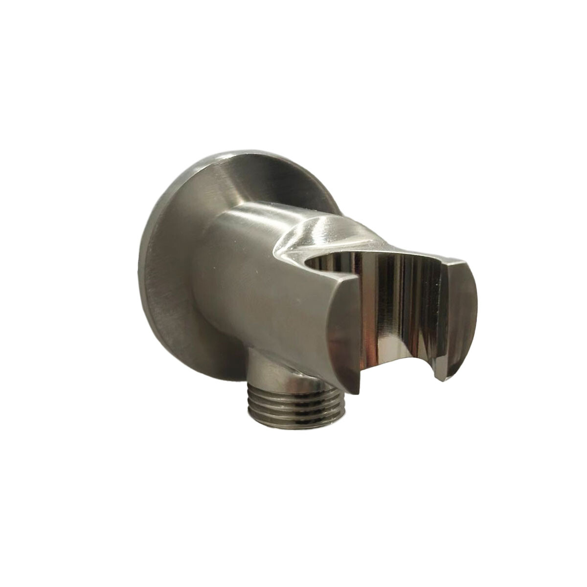 Codo Soporte Para Telefono En Brushed Nickel 