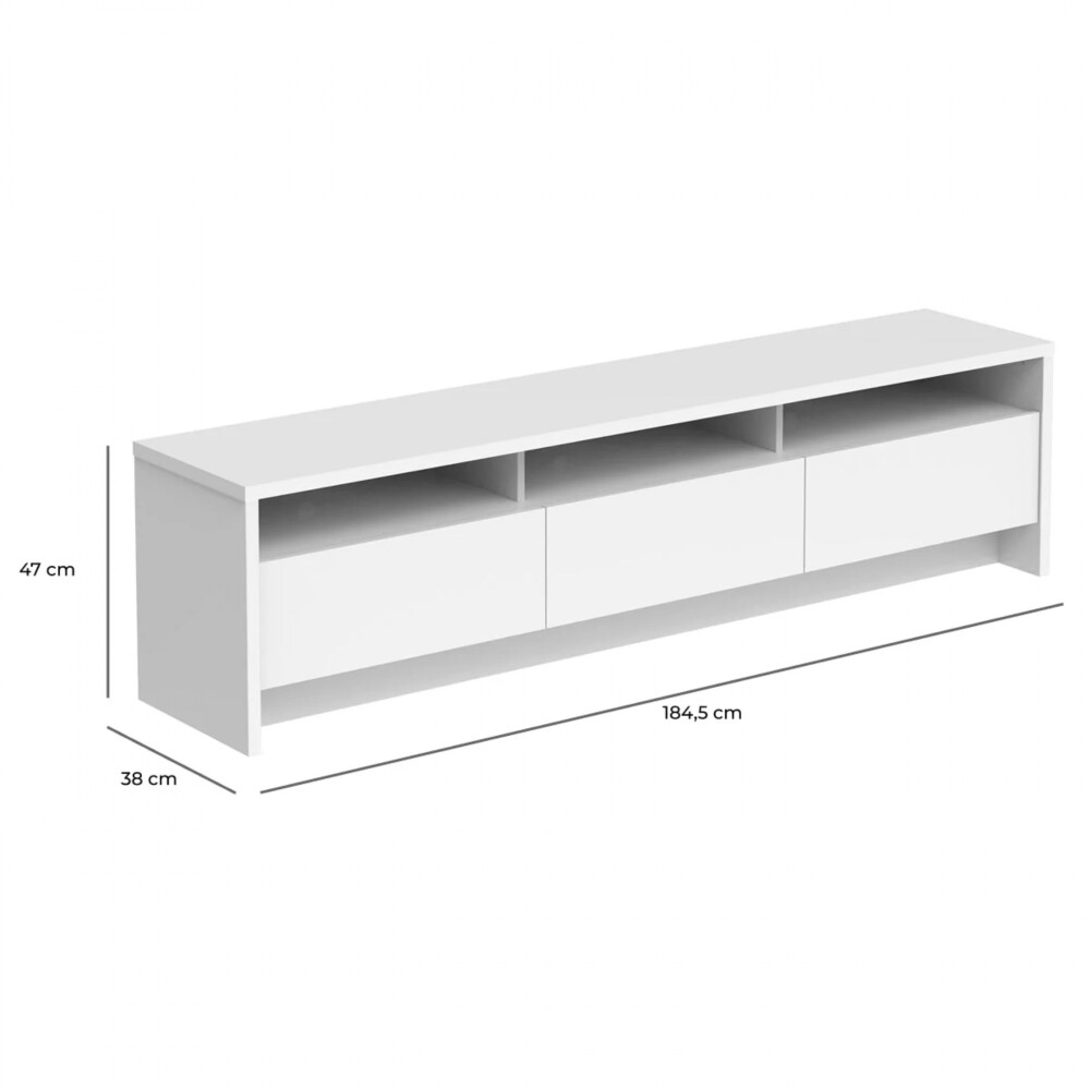 Rack de Tv 184 - Aspen Blanco