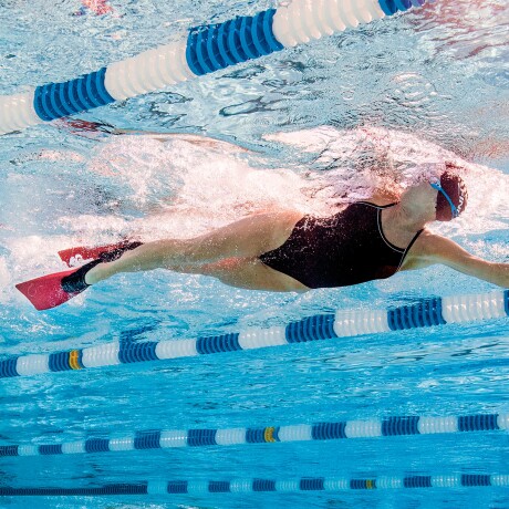 Finis - Patas de Ranalong FLOATING1. 05. 037. 00PATAS de Rana para Entrenamiento AZUL-PURPURA