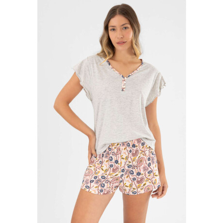 Pijama faustina duo Gris
