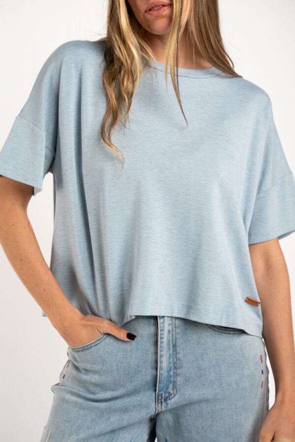 Remera Celeste