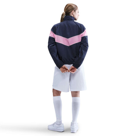 Abrigo Nike Rompevientos Woven Uv Con cierre Campera de Mujer azul