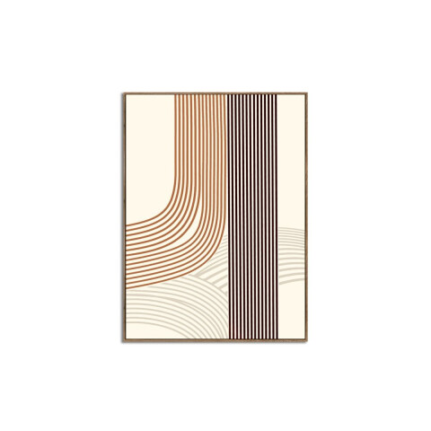 CUADRO CANVAS 30x40cm MARCO LINEAS 2 CUADRO CANVAS 30x40cm MARCO LINEAS 2