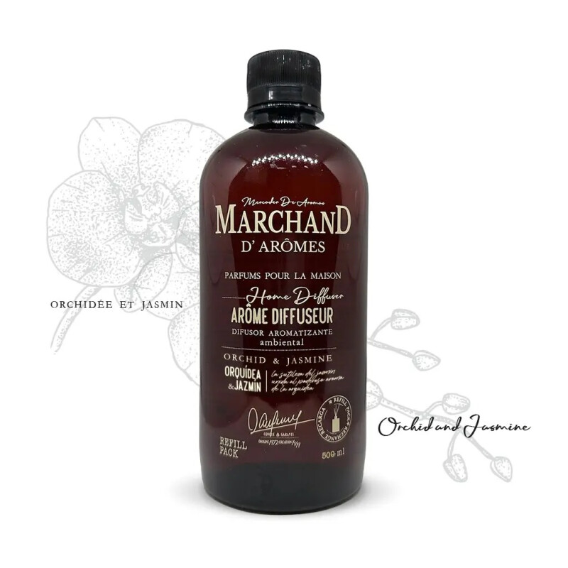 Refill Difusor de Varilla Marchand Orquidea & Jazmin