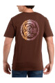 Remera O'Neill Sunset Medallion Marrón