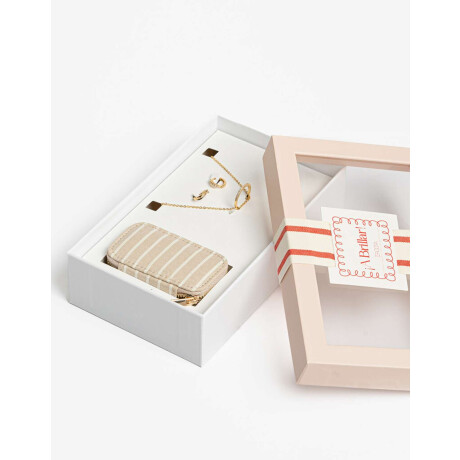 Set De Bijoutero Y Bijoux De Cubic Zirconia Dorado