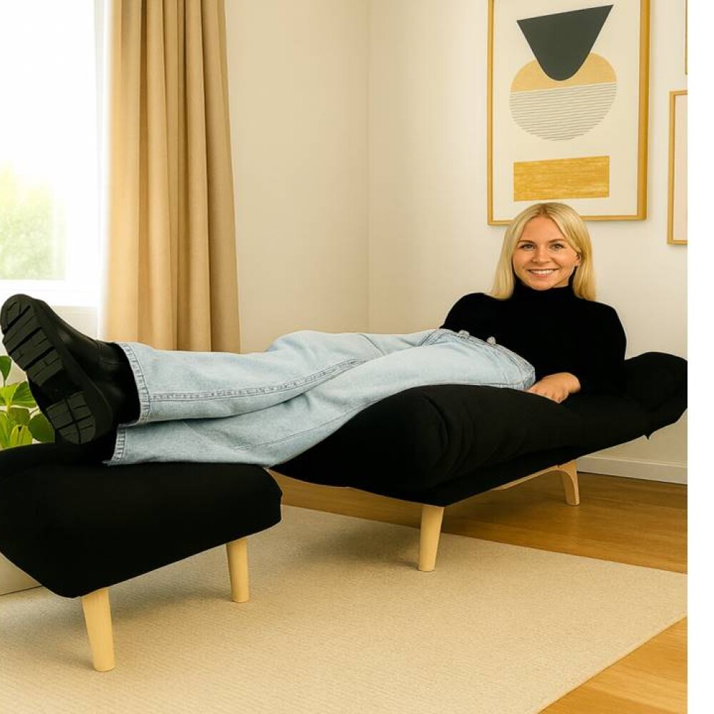 Poltrona Reclinable Con Puff Apoyapies Tapizado Poltrona Reclinable Con Puff Apoyapies Tapizado