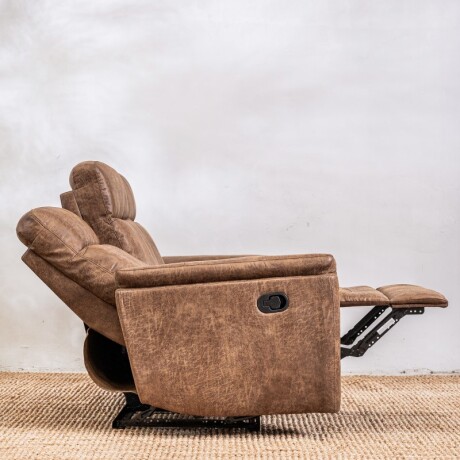 Sillón Reclinable Thomas 3 Cuerpos Choco Chocolate
