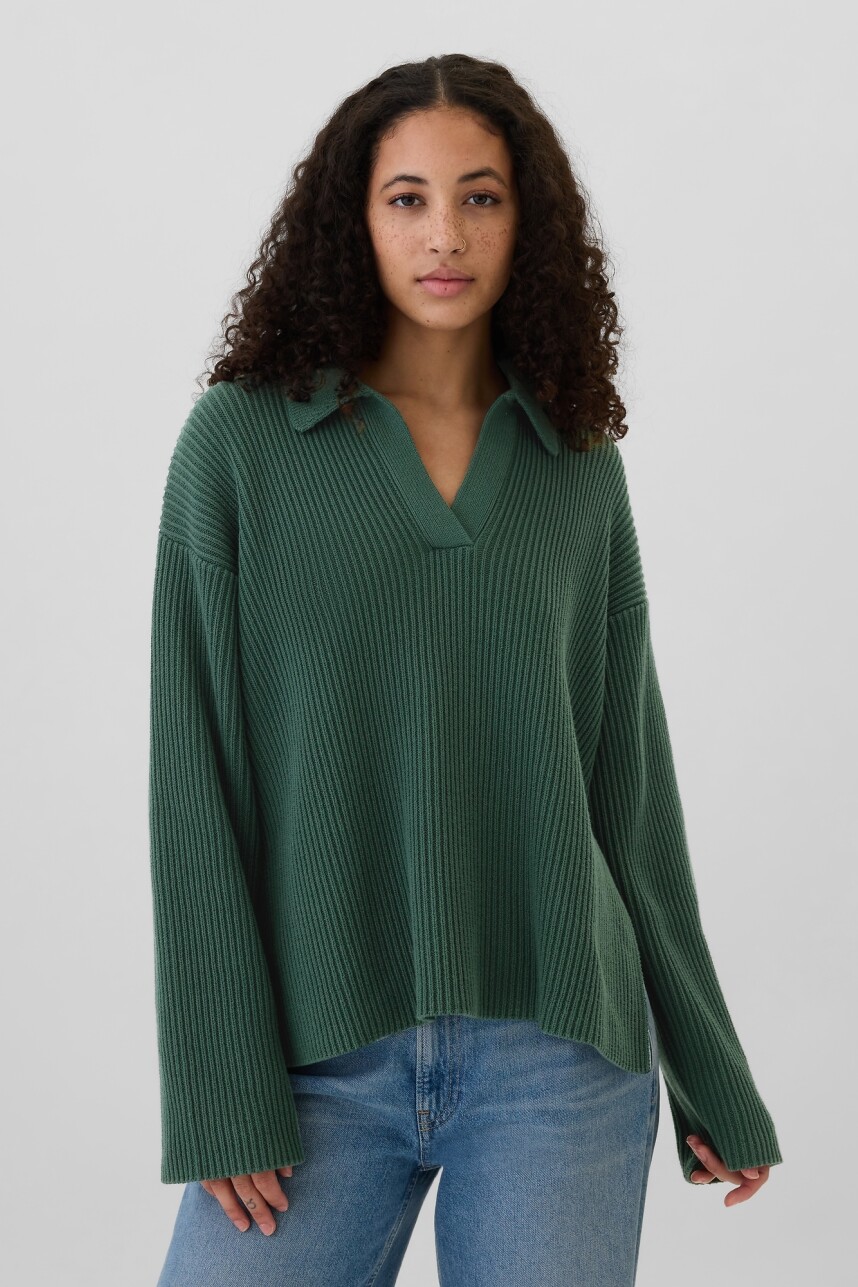 Buzo Tipo Polo Mujer Moores Green