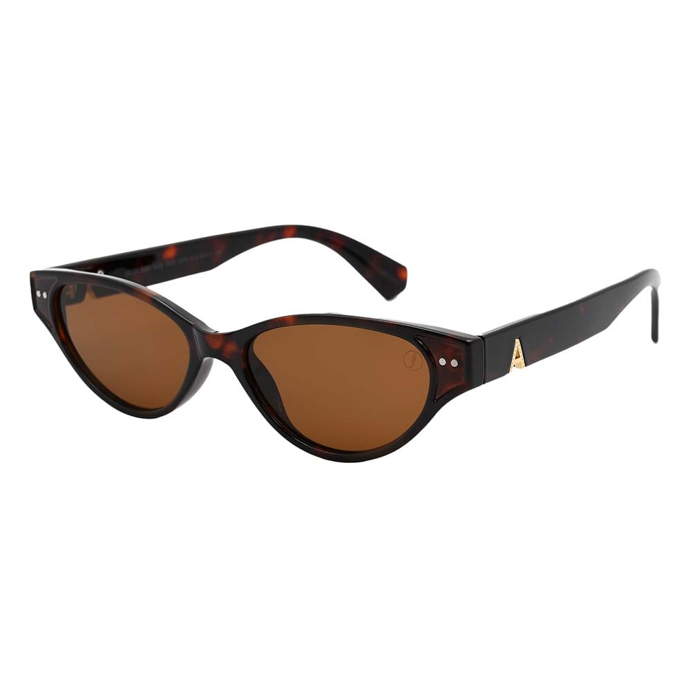 Lentes De Sol De Policarbonato Cat Anitta Marrón/Tortuga