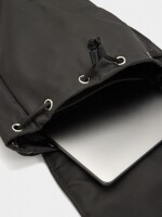 Mochila Color Block De Nylon Para Portátil 15" negro