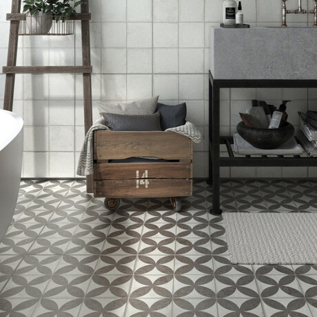 CERAMICA PARA PSIO Y PARED 45.3X45.3 BLANCO DESTONIFICADO RUSTICO MATE PEI IV SAN LORENZO GAMAS DE BLANCO