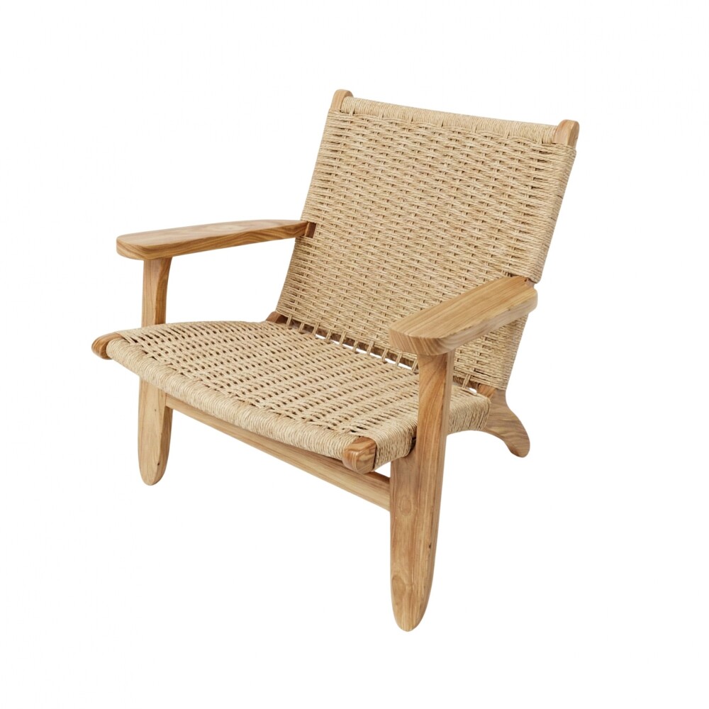 Butaca Hanoi - Madera natural Beige Butaca Hanoi - Madera natural Beige