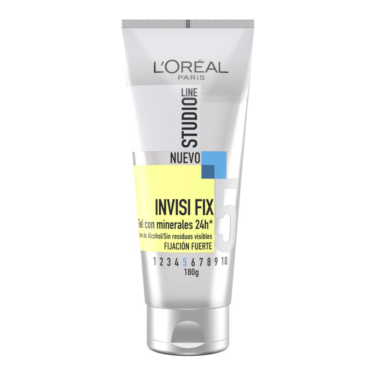 L’Oréal Gel Studio Line Invisi Fix Fijación Fuerte 180g – Peinado de Larga Duración