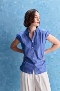 CAMISA GLORY Blanco/Azul