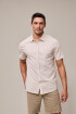 CAMISA M/C ESTURA POLANCO Beige