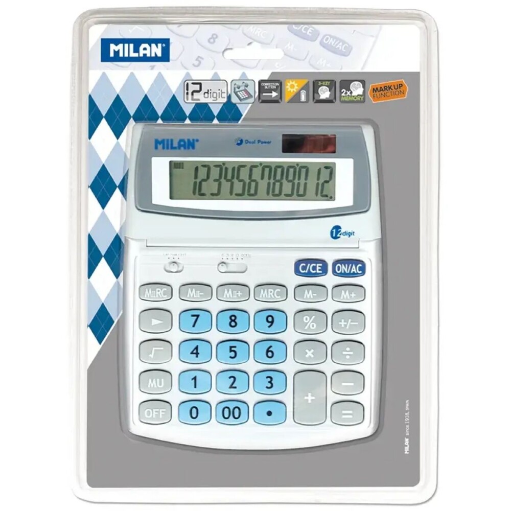 MAQUINA CALCULADORA MILAN NATA 152512 MAQUINA CALCULADORA MILAN NATA 152512