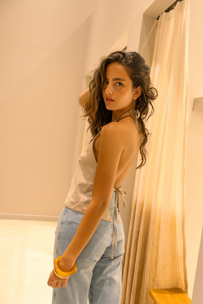 BLUSA GRETTA NATURAL BLUSA GRETTA NATURAL